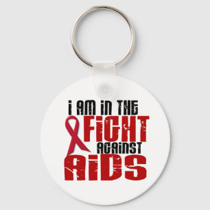 AIDS HIV in de strijd 1 Sleutelhanger
