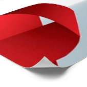 Aids-linten die in het Poster van de Sky drijven (Hoek)