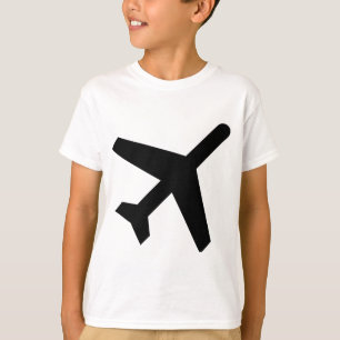 AIGA Departures Sign (Vliegtuig) T-shirt