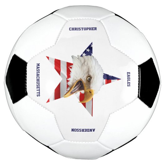 Aigle À Balles, Drapeau Américain, Étoile (Tourné)