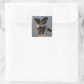 Aigle à cale - Sticker (Sac)