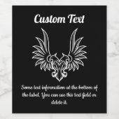 Aigle à deux têtes Étiquette (Étiquettes simples)