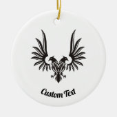 Aigle à deux têtes Ornement céramique (Devant)