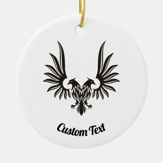 Aigle à deux têtes Ornement céramique (Devant)
