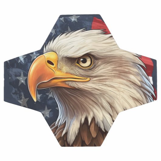 Aigle à drapeau américain (Plat)