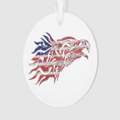 Aigle à drapeau peint (devant)