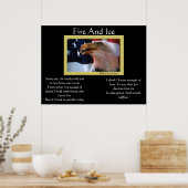 Aigle À Pommes Et À Glaces 4 juillet Affiches (Cuisine)