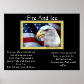 Aigle À Pompiers Et À Glace 4 juillet Affiches 8 (Devant)