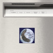 Aigle à tête plate et aimant de motivation de la l (In Situ (Lave-vaisselle))