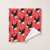 Aigle Américain Aux Lumières De Noël (Gant de toilette)