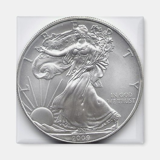 Aigle Américain Magnet (Devant)