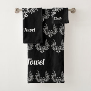 Aigle avec deux têtes Serviette de bain ensemble