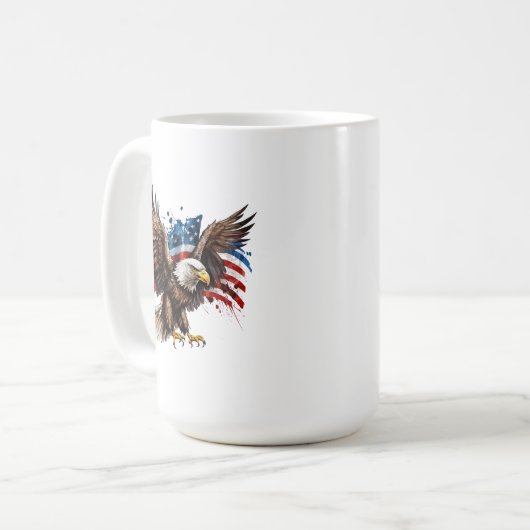 Aigle avec Mug (Devant gauche)