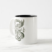 "Aigle contre Mug de design de serpent" #mug (Devant gauche)
