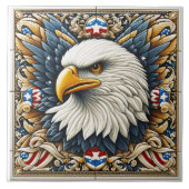 Aigle dans la conception de carreaux d'ornement (Devant)