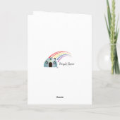 Aigle dans les couleurs Bonne carte d'anniversaire (Dos)