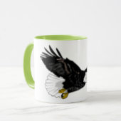Aigle de Bald Flying Mug (Devant gauche)