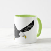 Aigle de Bald Flying Mug (Devant droit)