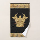 Aigle de l'Empire Romain SPQR Devise Doré (Serviette à main)