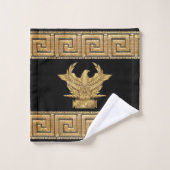 Aigle de l'Empire Romain SPQR Devise Doré (Gant de toilette)