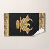 Aigle de l'Empire Romain SPQR Devise Doré (Serviette à main)