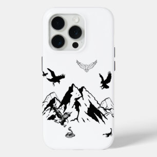 Aigle de montagne majestueux – Coque iPhone 15 Pro