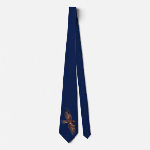 Aigle d'or en Cravate de vol double face (Marine)