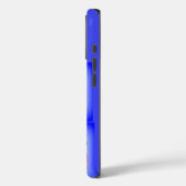 aigle d'or sur coque iphone bleu (Verso / Gauche)