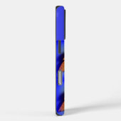aigle d'or sur coque iphone bleu (Verso / Droite)