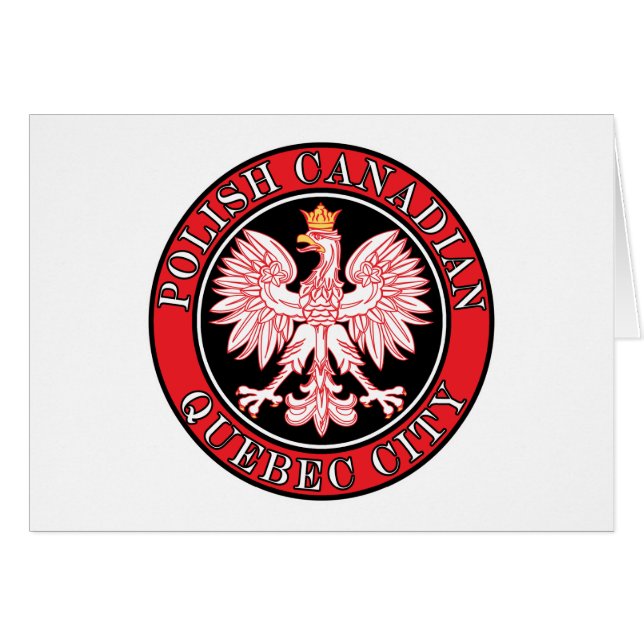 Aigle du Canada polonais de Québec (Devant horizontal)