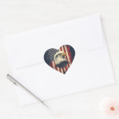 Aigle du drapeau national vinyle autocollant pour (Enveloppe)