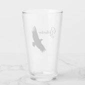 Aigle en verre Tumbler-Yellowstone (Dos)