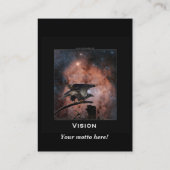 Aigle et Cartes de visite de l'espace extra-atmosp (Dos)