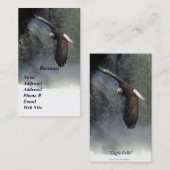 Aigle et cascades Cartes de visite (Devant / Derrière)