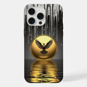 🦅 Aigle métallisé en or royal luxe avec effet de