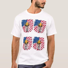 Aigle Patriotique Américain" Election Day T-Shirt
