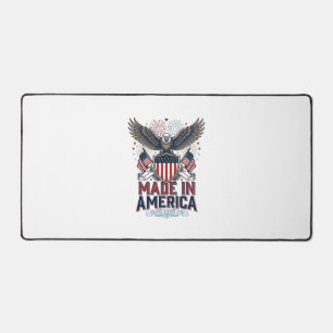 Aigle Patriotique Fabriqué en Amérique Chemise 4 J