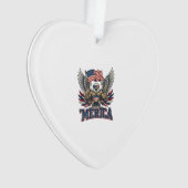 Aigle Patriotique Merica Vintage Vector Design de (devant)