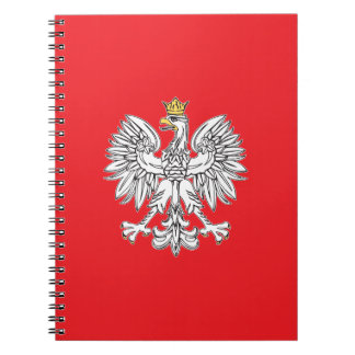 Aigle Polonais avec Carnet Spiral Couronne Or