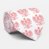 Aigle Polonais En Cravate Rouge (Roulé)