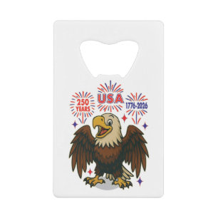 Aigle royal avec feux d'artifice – États-Unis 250