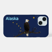 Aigle royal d'Alaska et drapeau (Verso Horizontal)