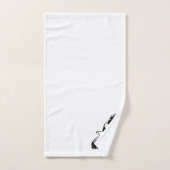 Aigle solitaire (Serviette à main)