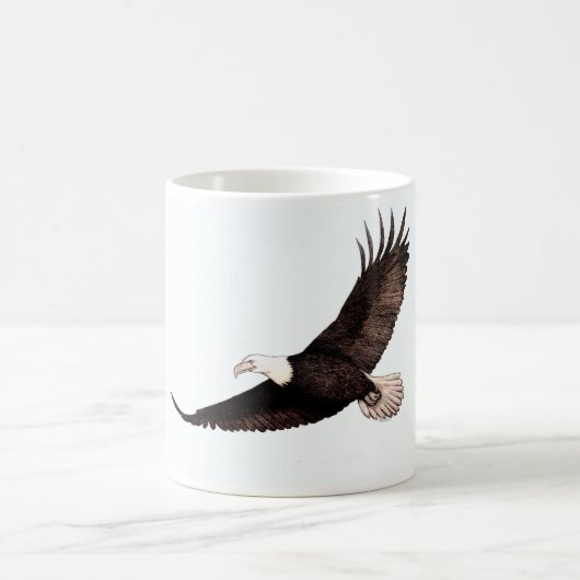 Aigle, tasse de café, tasse, (Centre)