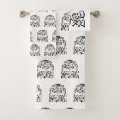 Aigle tribale noire et blanche (En situation)