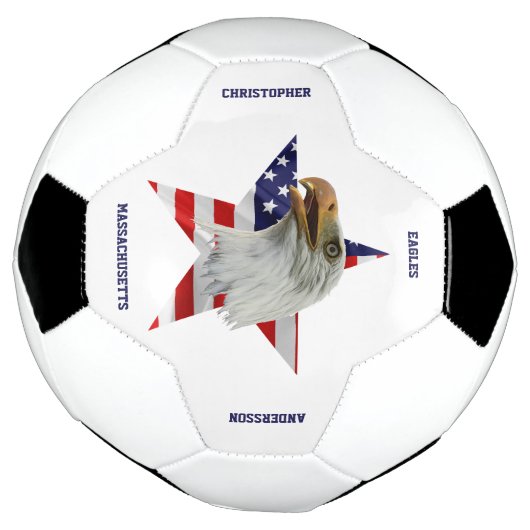 Aigle Vigilant, Drapeau Américain, Étoile (Tourné)