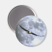 Aigle volant et aimant PLEINE LUNE de la faune (Recto/Verso)