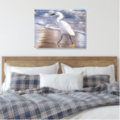 Aigrette sur toile de bord de mer (Insitu(Chambre))