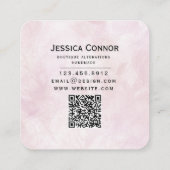 Aiguille aquarelle carte de visite (Dos)