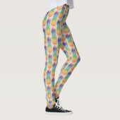 Aiguille arc-en-ciel fruits motif imprimer legging (Droite)